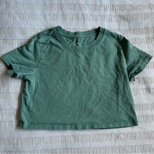 COPY - Urban Outfitters Green Cropped T-Shirt